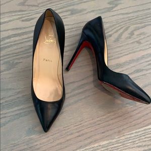 Christian Louboutin  Pigalle 100mm black heels
